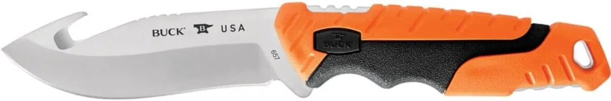 The 15 Best Hunting Knives for 2022 - Reviews & Beginner's Guide 4 Buck 656 Pursuit Pro Large Guthook Knife