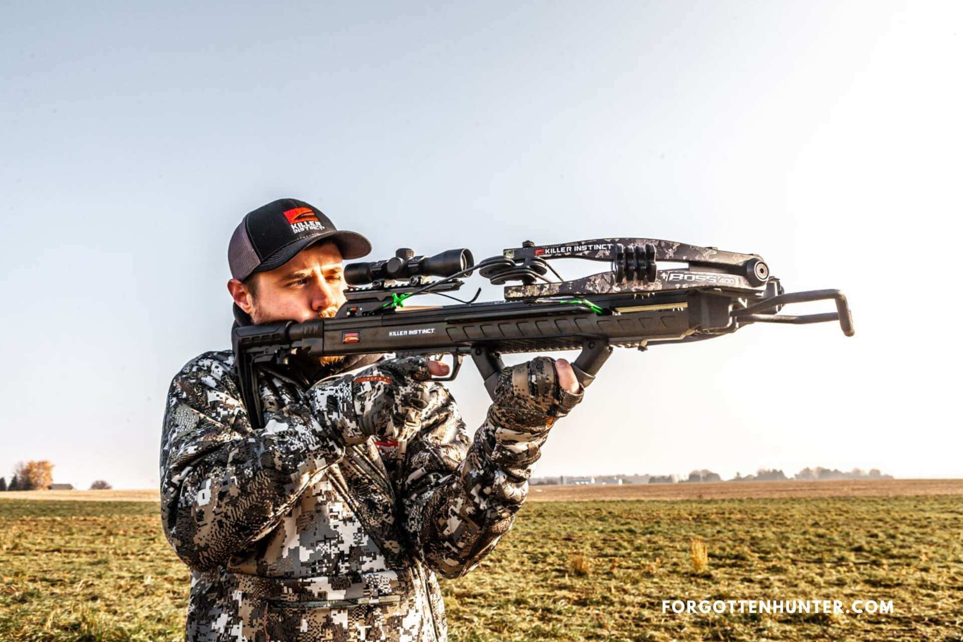 Killer Instinct Speed 425 Review – Wallet-Friendly Crossbow With Insane Speed and Accuracy! 5 Measuring 14.375 inches axle to axle when cocked and just 17.75 inches when un-cocked, the Killer Instinct Speed 425 FPS crossbow is a compact crossbow that really packs a punch!