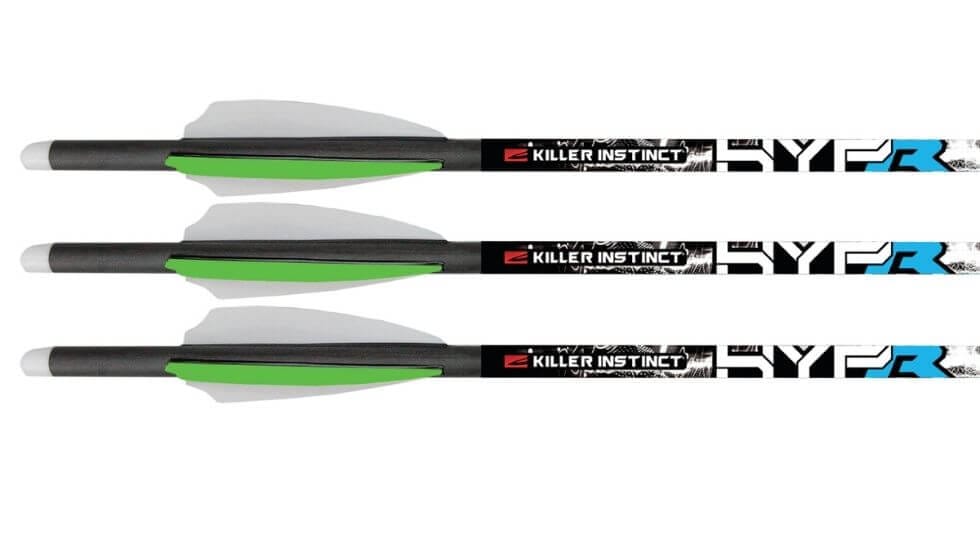 Killer Instinct Burner 415 Review - Fully Adjustable and Affordable Crossbow 6 HYPR-Lite-arrows
