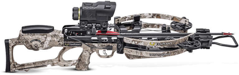 TenPoint Vapor RS470 XERO Review - First Crossbow With a Built-in RangeFinder Scope! 5 TenPoint Vapor RS470 XERO Side View