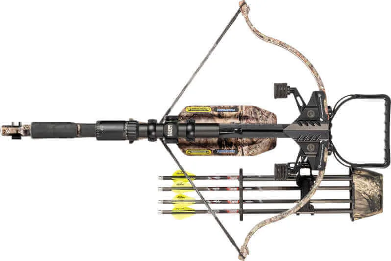 Excalibur TwinStrike Crossbow Review - First Crossbow That Can Shoot 2 Arrows 2 Top View of the Excalibur TwinStrike Crossbow