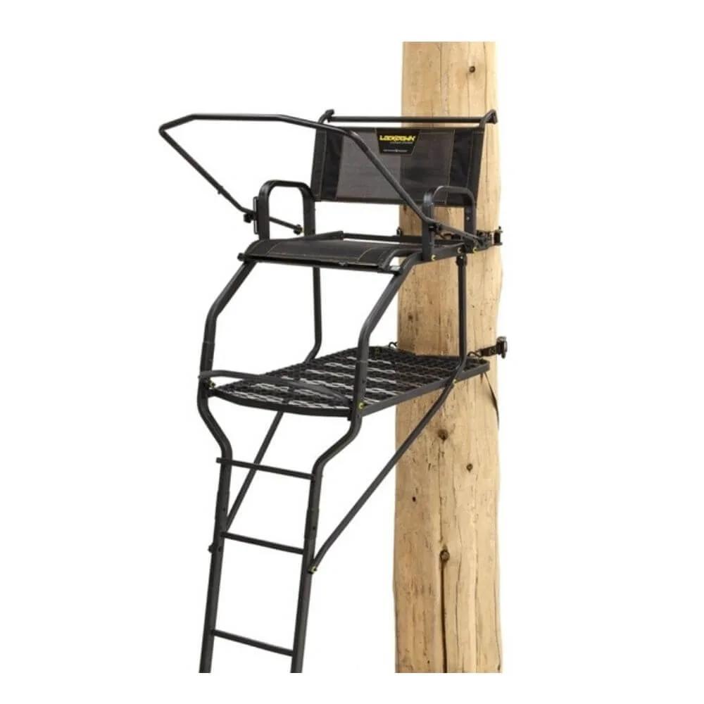 The Best Tree Stands for 2022 (Climbing/Hang On/Ladder) - Buyer's Guide 28 Rivers Edge Lockdown Wide Man Ladder Tree Stand